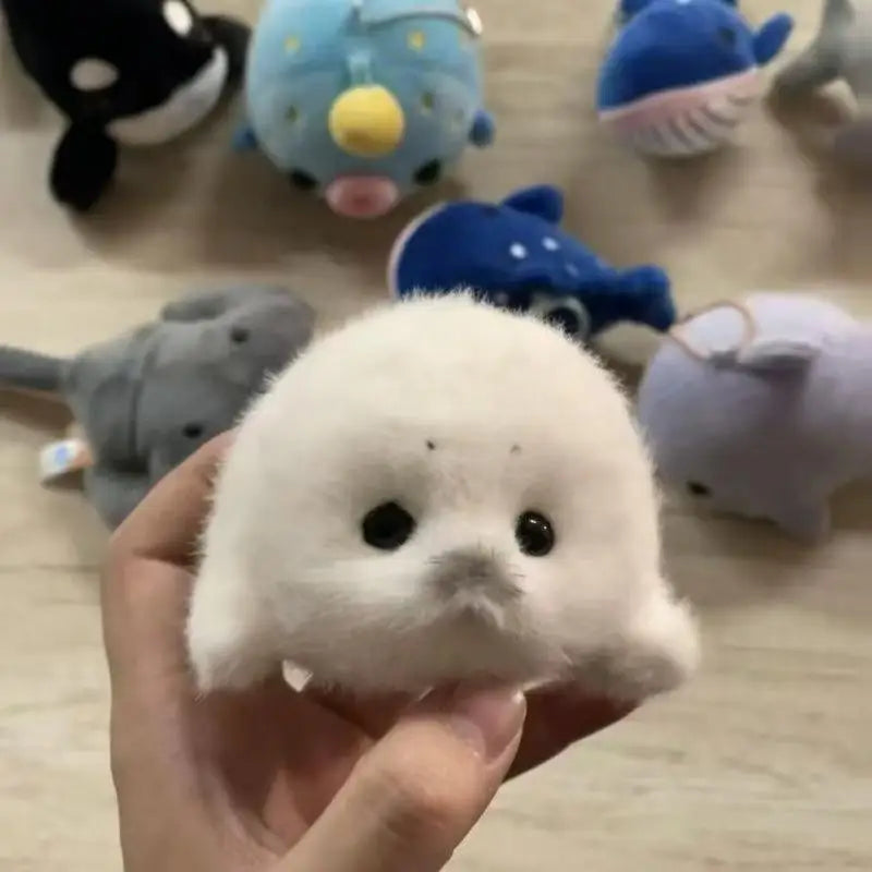 Cute Baby Seal Plush Pendant – Soft Stuffed Ocean Toy Gift Plush Toy Pendant SPOT