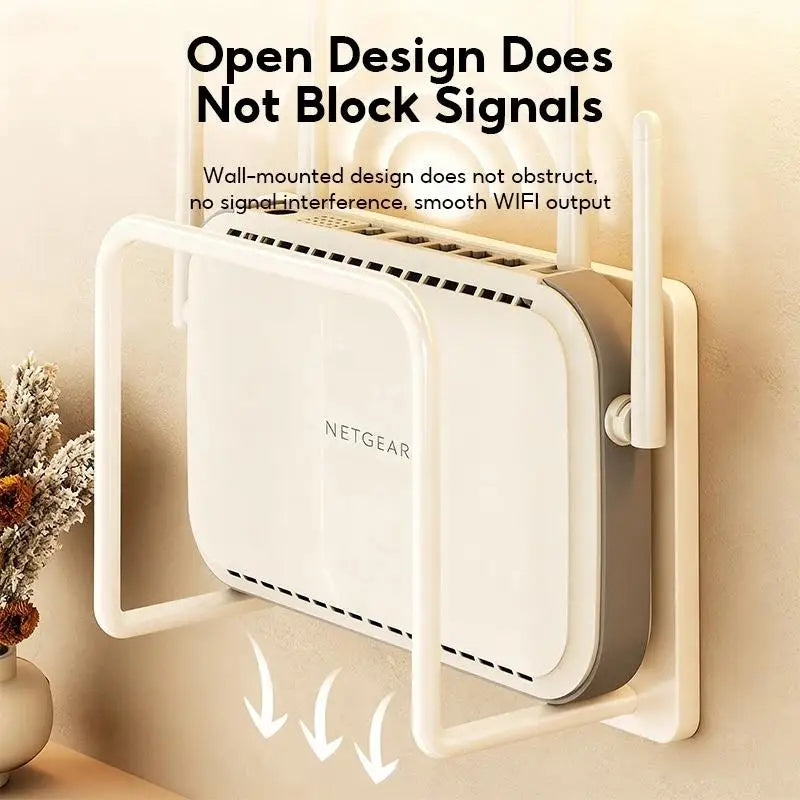Wall Mount WiFi Router Shelf Bracket & Cable Management Rack Router Wall Shelf SPOT