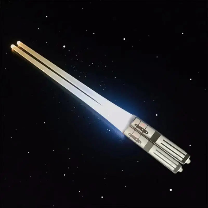LED Lightsaber Glowing Chopsticks – Multicolor Light-Up Set Novelty Chopsticks SPOT A15 1Pair