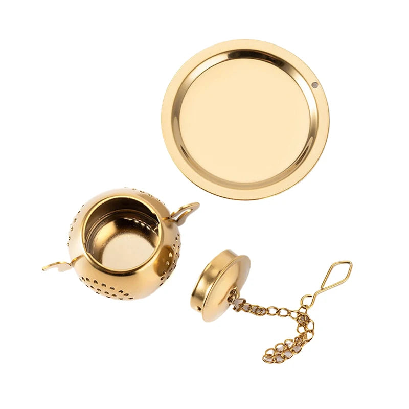 Teapot-Shaped Stainless Steel Tea Infuser with Drip Tray Loose Leaf Tea Infuser SPOT