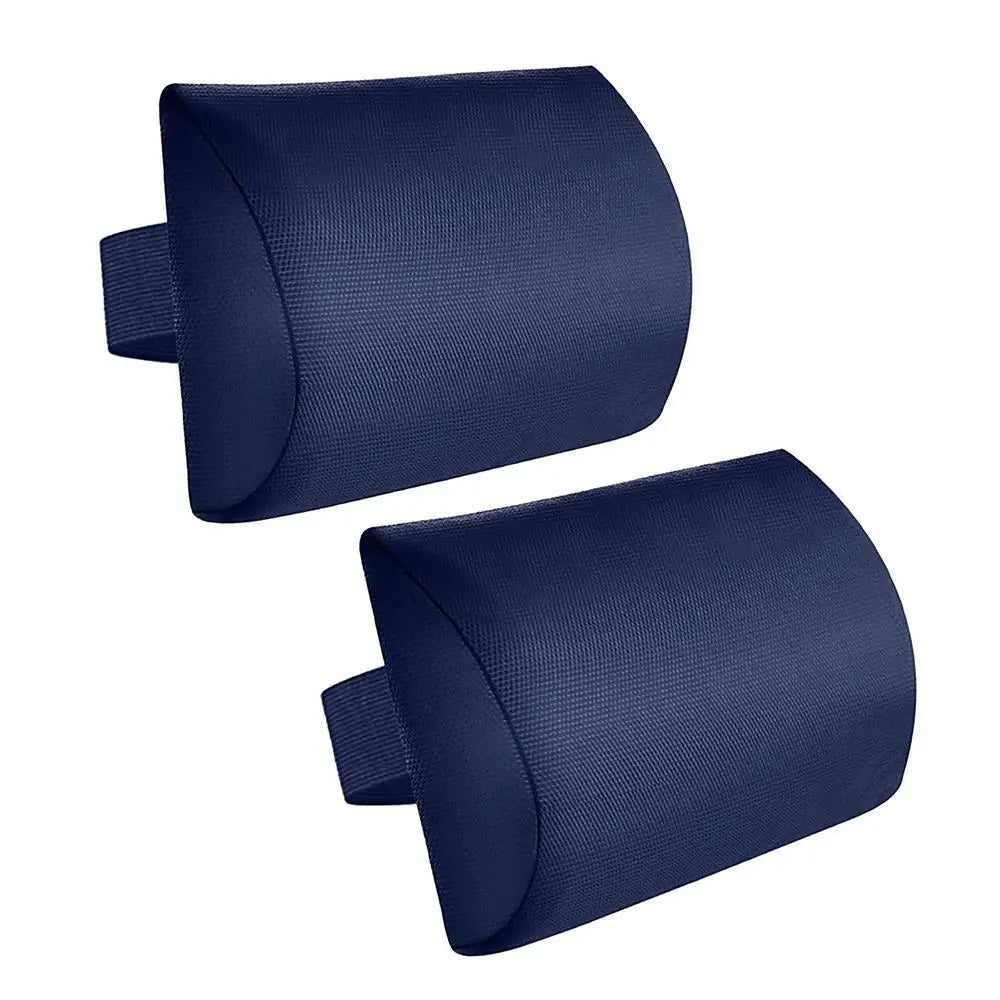 Memory Foam Lounge Chair Neck Pillow – Adjustable Headrest Lounge Chair Pillow SPOT 2pcs blue