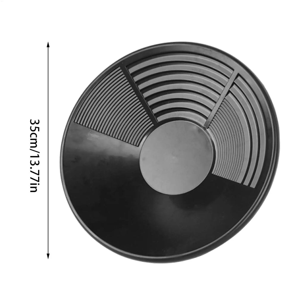 35cm Ergonomic Gold Panning Pan – Portable Plastic Mining Basin Gold Panning Pan SPOT