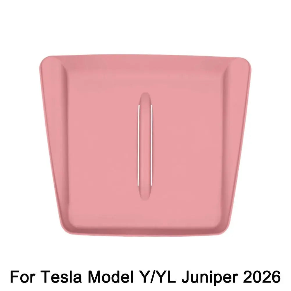 Wireless Charging Silicone Pad – Tesla Model Y/YL Juniper 2026 Car Console Charger Pad SPOT Pink