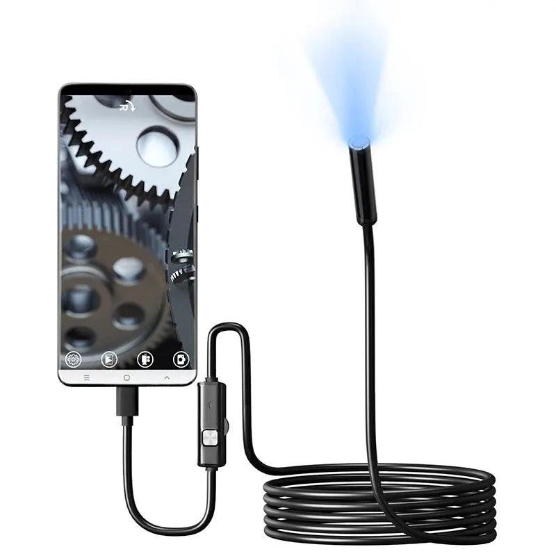 7mm Borescope Inspection Camera – IP67 Waterproof, Type-C Borescope Inspection Camera SPOT