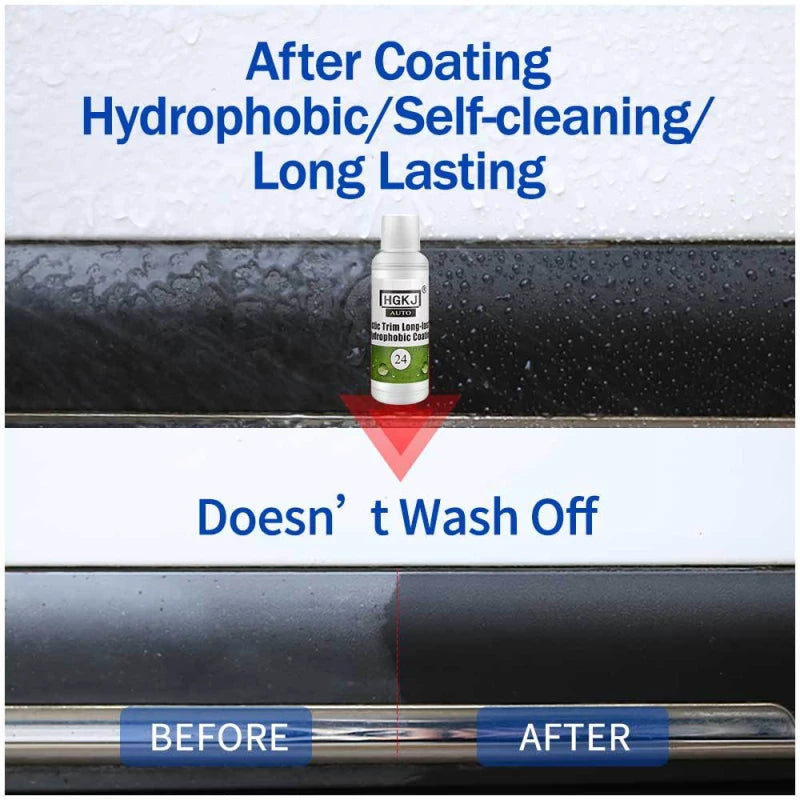 HGKJ Hydrophobic Plastic Trim Coating 20ml/50ml – Car Protector Plastic Trim Coating SPOT