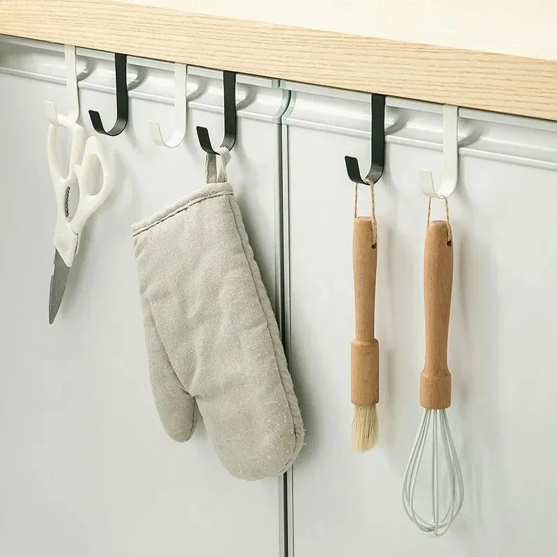Stainless Steel Cabinet Door Hook Rack – Multi-Purpose Hanger Cabinet Door Hook Rack SPOT