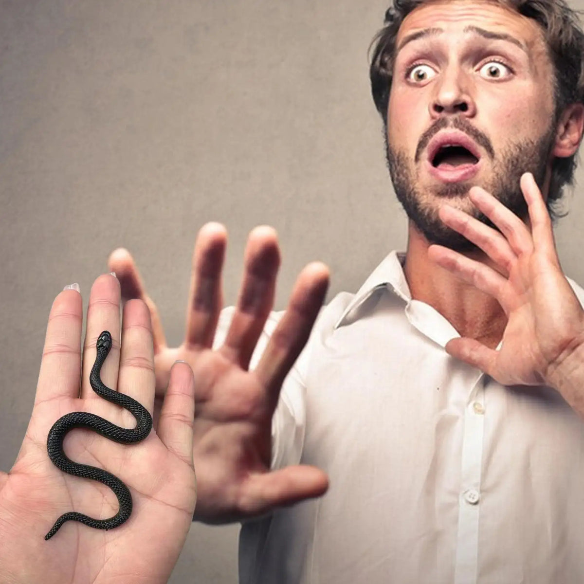 Realistic Rubber Cobra Snake Toy – Prank Toy for Halloween & Parties Novelty Prank Toy SPOT