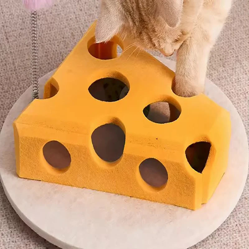 KEMORELA Felt Puzzle Box – Interactive Hide & Seek Cat Toy Cat Puzzle Toy SPOT