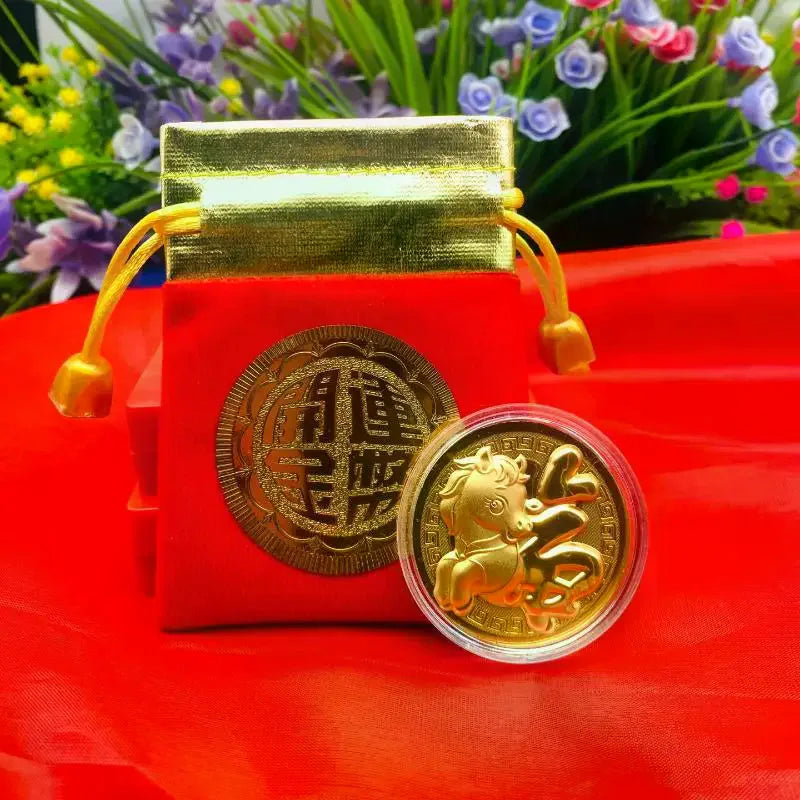2026 Year of the Horse Commemorative Metal Coin | Lucky Zodiac Commemorative Coin SPOT