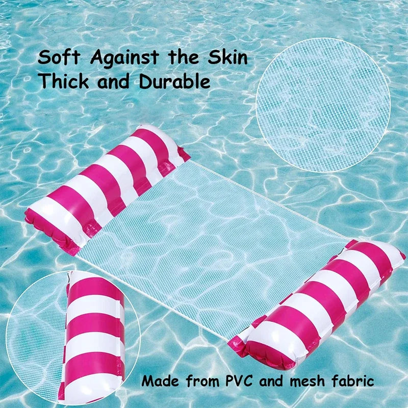 Inflatable Floating Hammock Lounge – PVC Pool & Beach Float Inflatable Pool Float SPOT
