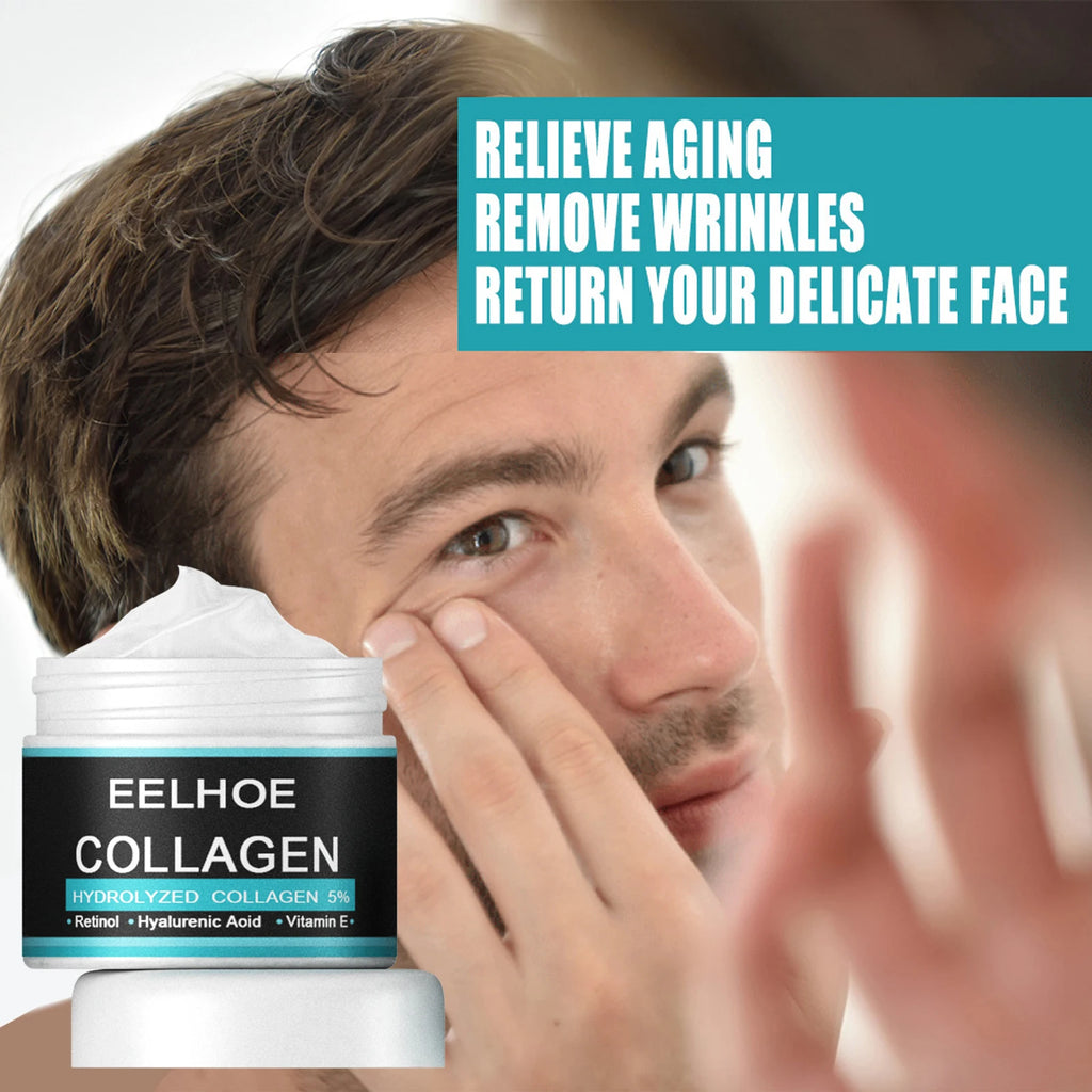Eelhoe Men's Collagen Face Cream – Firming & Brightening 50g Men's Face Cream SPOT
