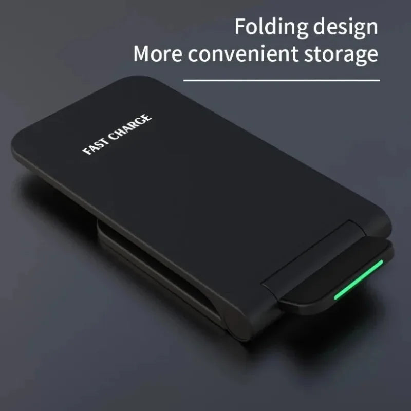 VIKEFON Foldable Wireless Charger Pad – 15W Fast Charging Wireless Charger Pad SPOT