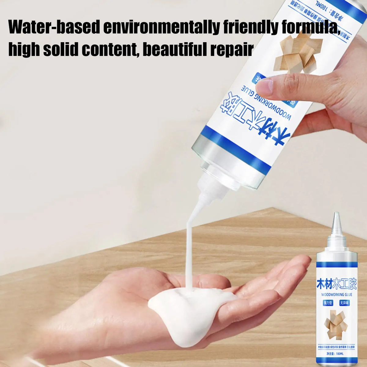 180ml Transparent Wood Glue – Strong Carpenter Adhesive Wood Glue Adhesive SPOT