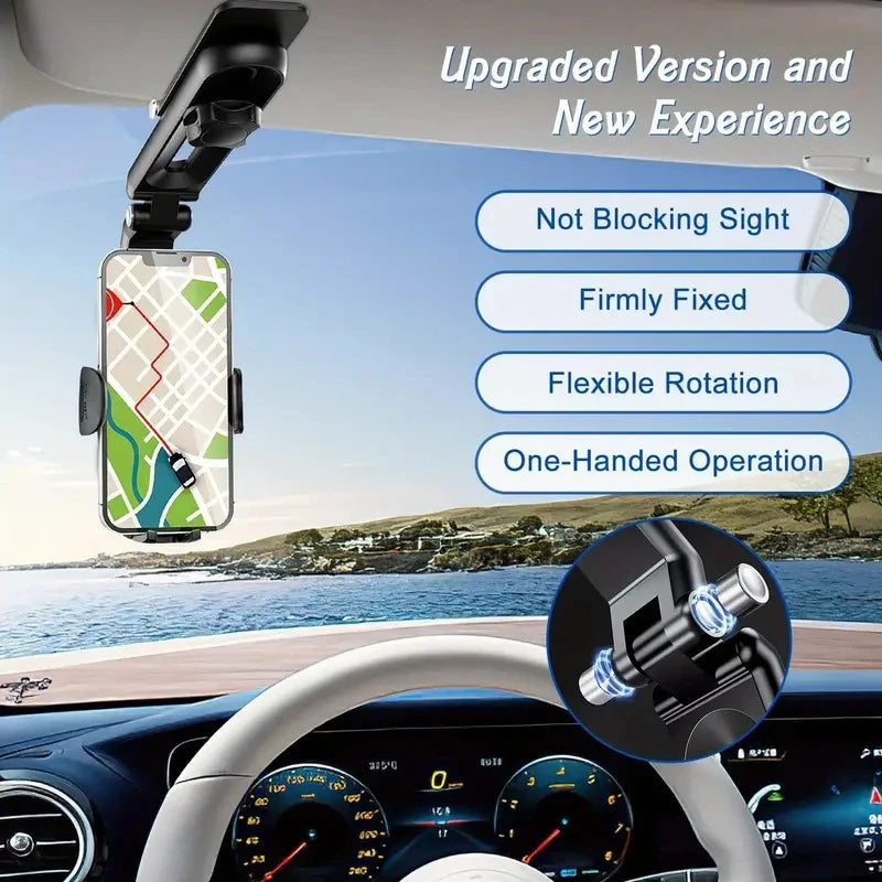 360° Rotating Sun Visor Car Phone Mount – Universal Holder Car Phone Mount SPOT