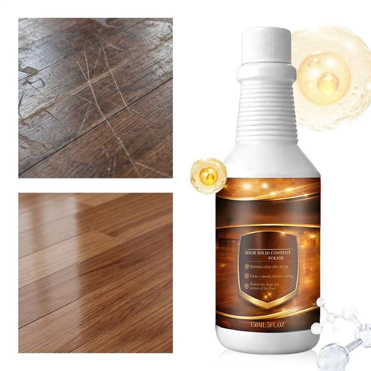 Wood Floor Restorer & Laminate Polishing Agent 150ml Floor Restorer SPOT