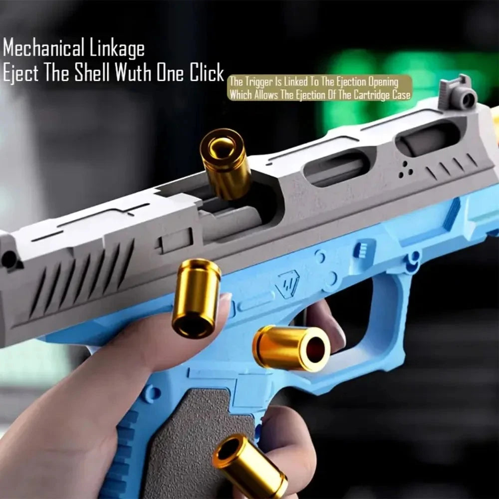 Shell Ejecting Toy Pistol – Kids Outdoor Shooting Game Gift Toy Pistol SPOT