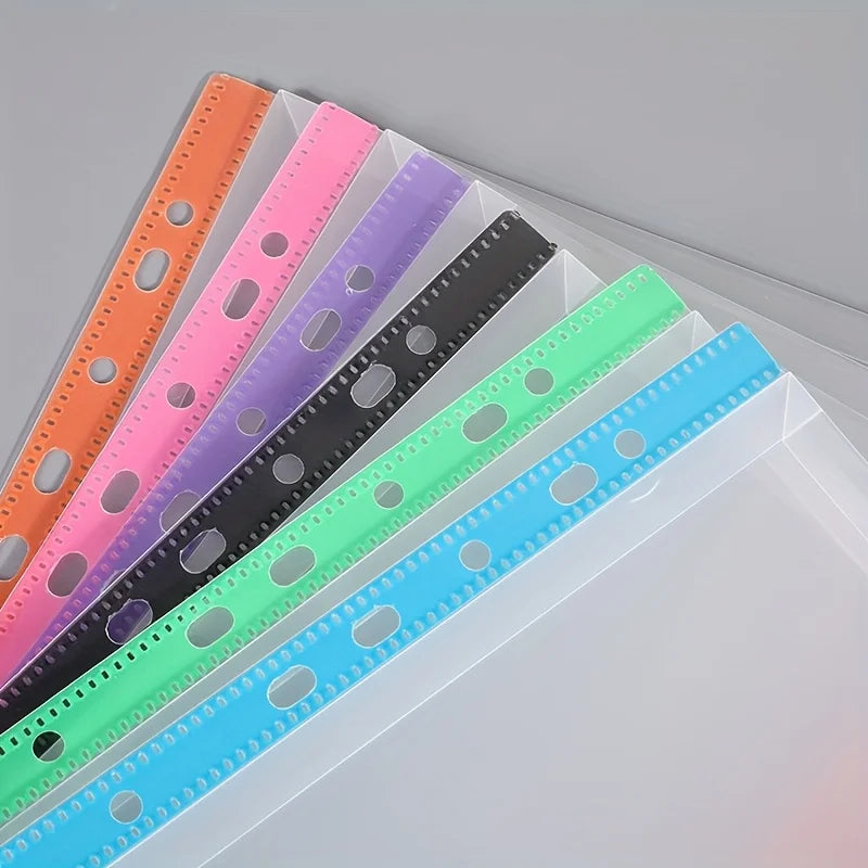 6-Pack A4 Binder Pocket Folders – Expandable Colorful File Envelopes Binder Pocket Folders SPOT