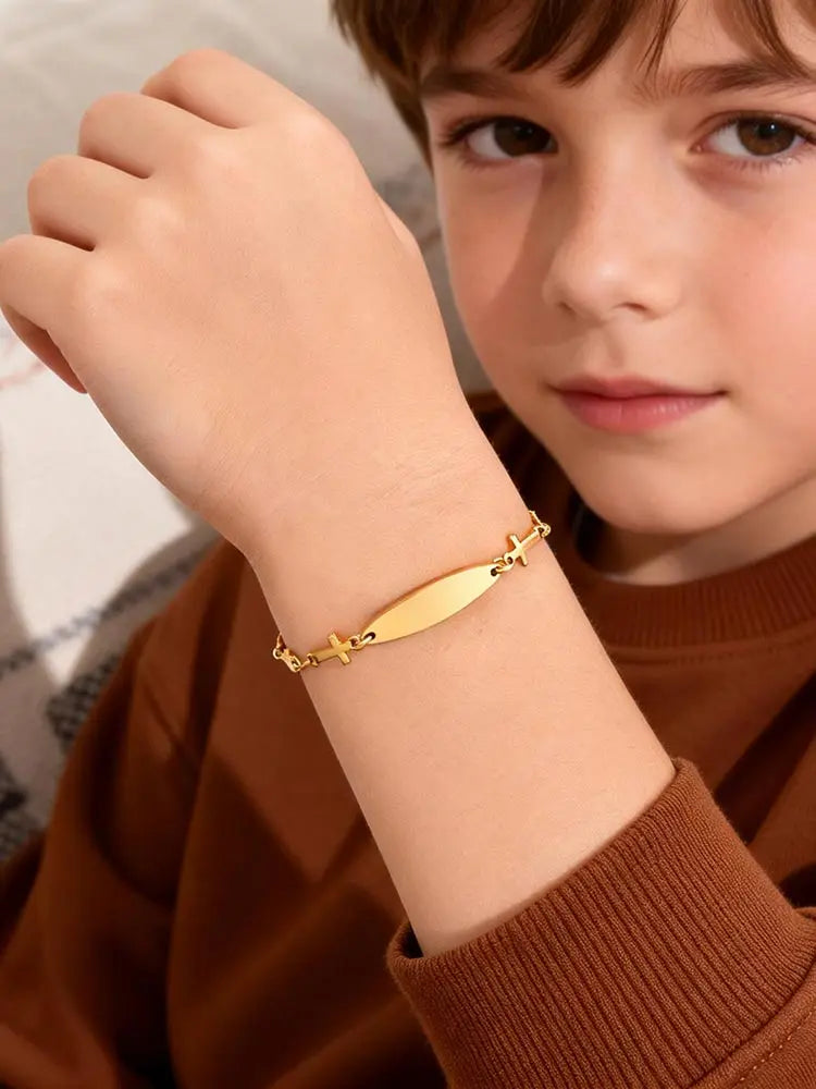 Personalized Baby Girl Name Bracelet – Butterfly ID Bar Bangle Personalized Baby Bracelet SPOT