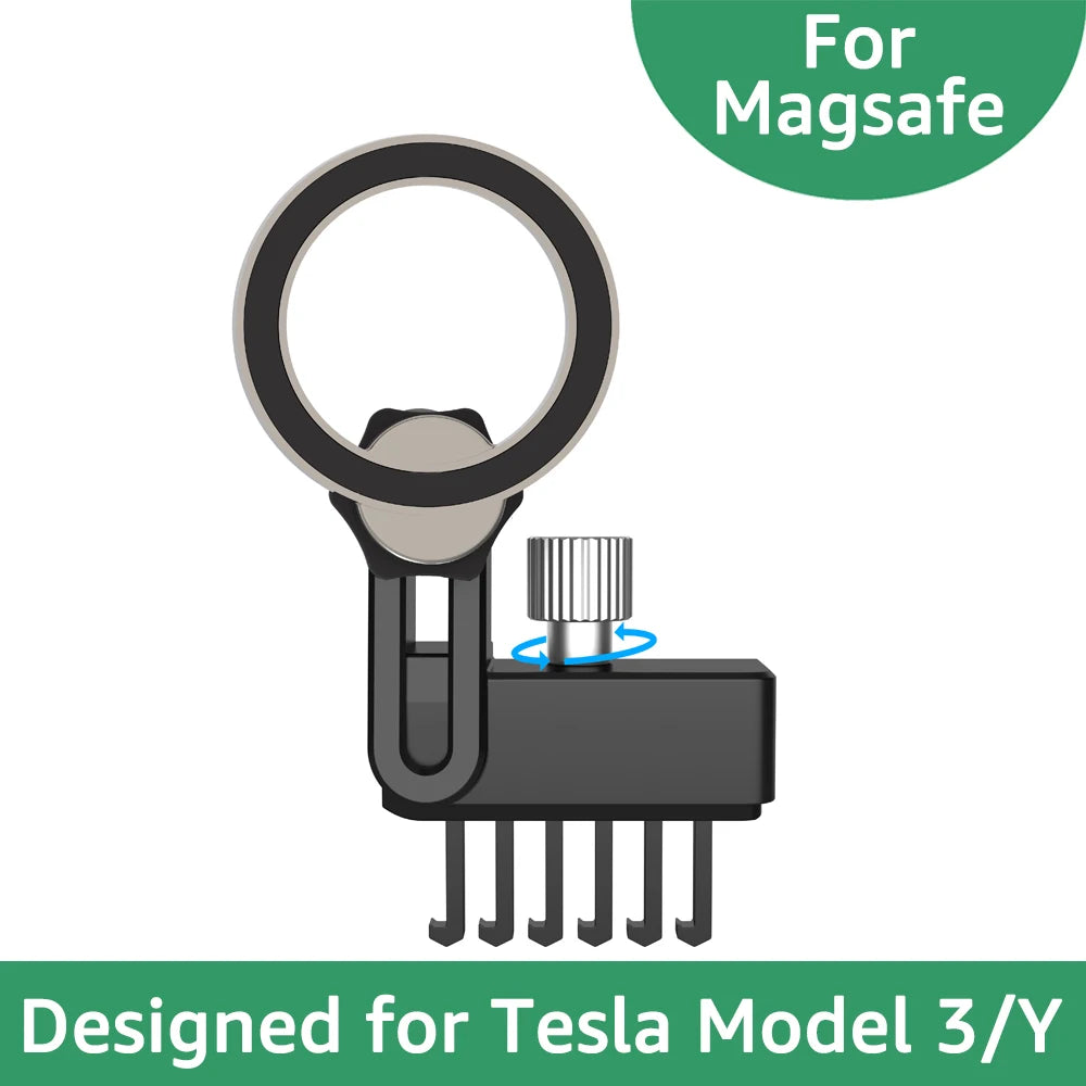 Magnetic Car Phone Mount for Tesla Model 3 & Y | MagSafe Car Phone Mount SPOT