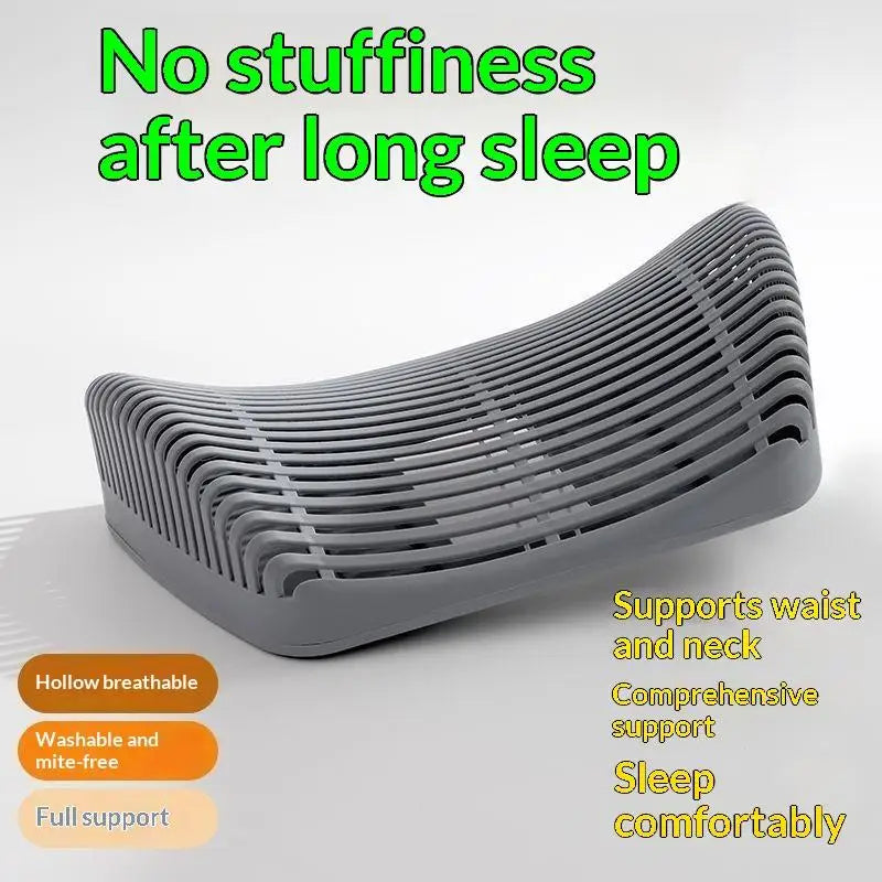 Portable Lumbar & Neck Support Pillow – Washable Travel Support Pillow SPOT