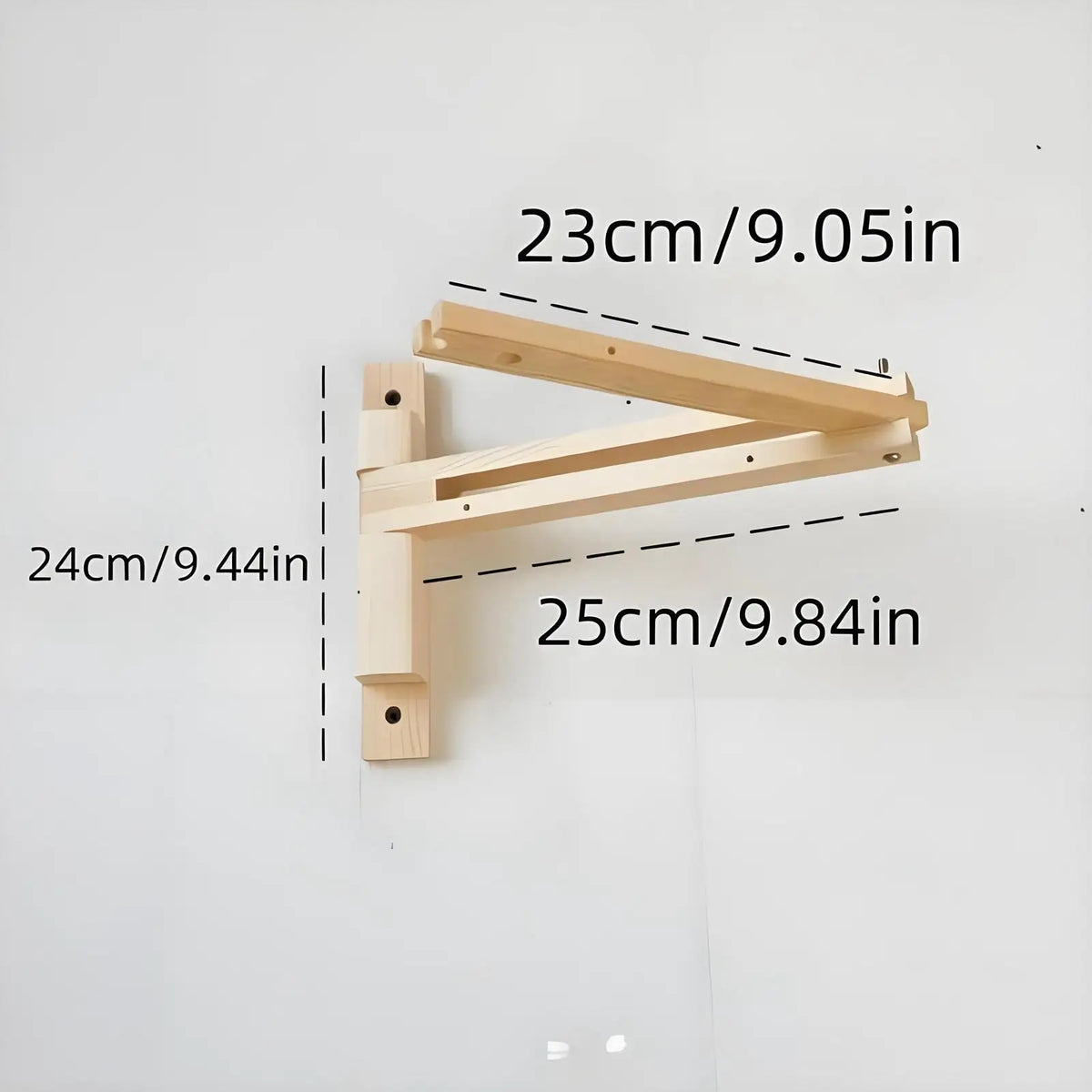 Wooden Wall Mount Lamp Bracket – Foldable Rope Pendant Light Wall Lamp Bracket SPOT