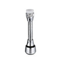 Stainless Steel Kitchen Faucet Aerator – Rotating Spray Extender Faucet Aerator SPOT Light Grey