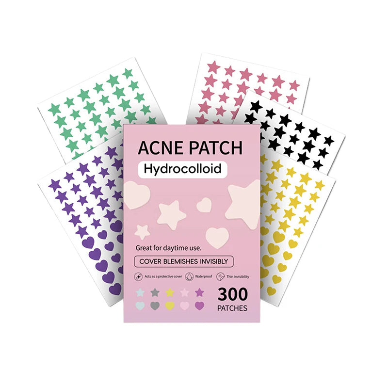 Hydrocolloid Acne Patches 300/600 Pcs – Blemish Spot Cover Acne Spot Patches SPOT