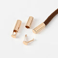 10-Pack Zinc Alloy Cord Lock Clips for Hoodies & Shoelaces Cord Lock Clips SPOT Gold