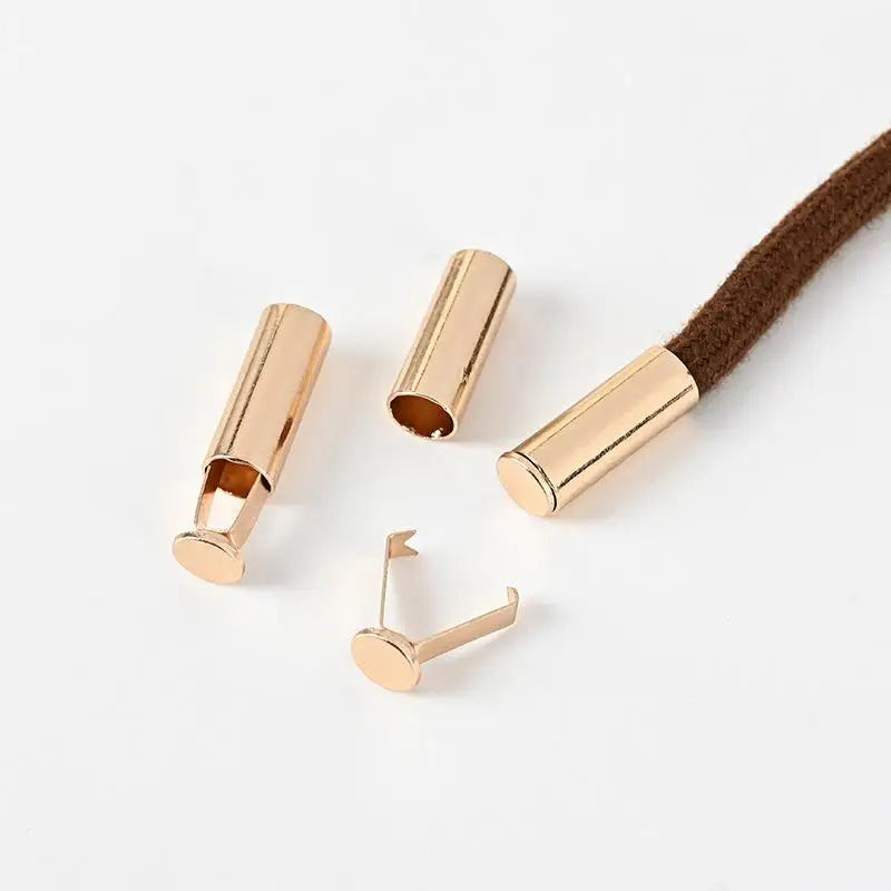 10-Pack Zinc Alloy Cord Lock Clips – Drawstring Fasteners Cord Lock Clips SPOT Gold