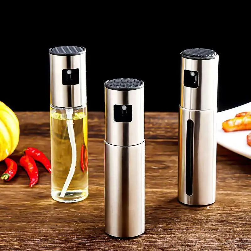 Glass Olive Oil Sprayer Bottle – Stainless Steel Mister Oil Sprayer Bottle SPOT