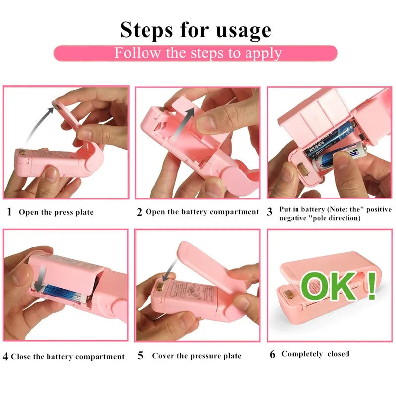 Mini Heat Bag Sealer – Portable Plastic Bag Sealing Machine Bag Sealing Machine SPOT