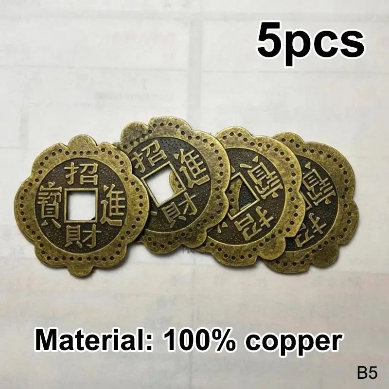 Plum Blossom Feng Shui Coins – Lucky Wealth Charms 5/10/20pc Feng Shui Charm Coins SPOT B5