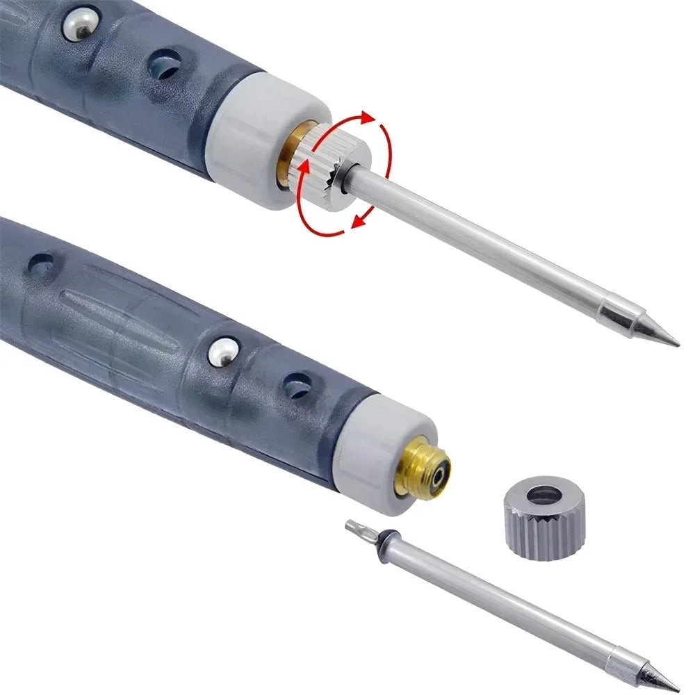 Mini USB Soldering Iron Kit 5V 8W – Adjustable Temp Welding Pen USB Soldering Iron SPOT