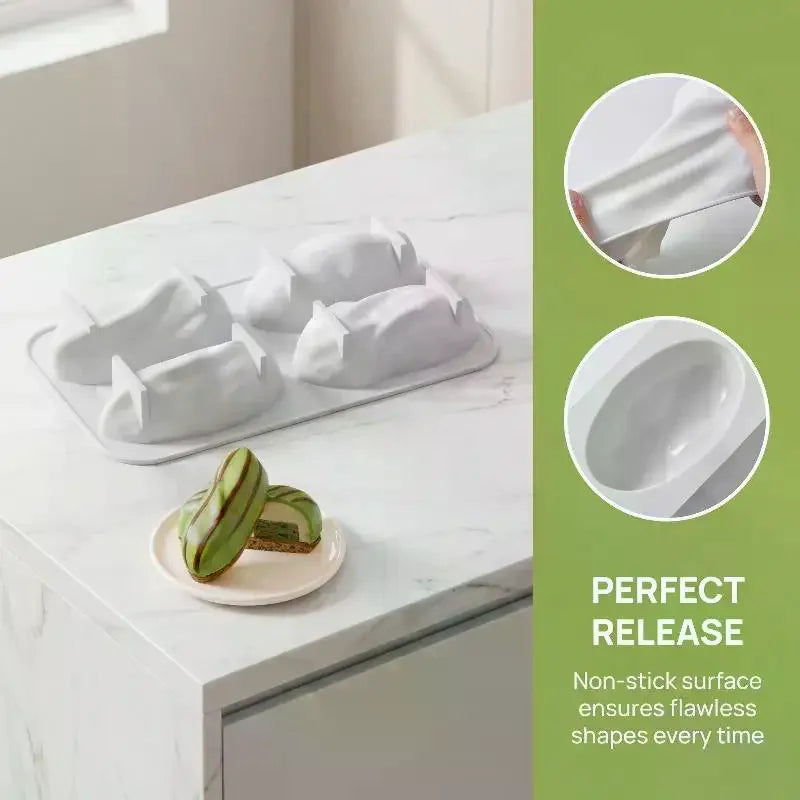 Pistachio Silicone Mold for Chocolate & Mousse Cake – Nonstick Silicone Baking Mold SPOT