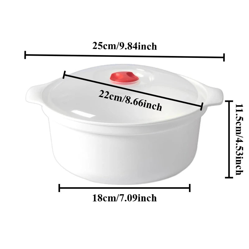 Microwave-Safe Airtight Food Storage Bowl with Lid | PP Food Storage Bowl SPOT