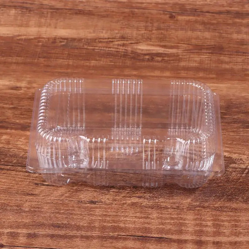 120-Pack Clear PET Food Containers – Cake, Sushi & Dessert Food Storage Containers SPOT