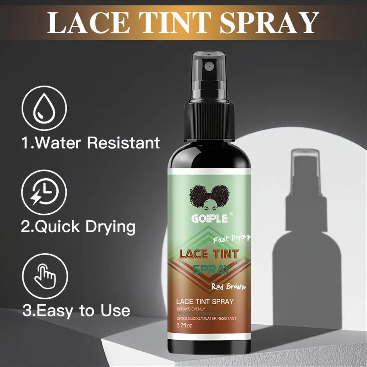 Goiple Wig Install Kit – Lace Tint, Adhesive & Edge Control Wig Installation Kit SPOT