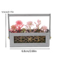 1:12 Miniature Flower Basket with Artificial Flowers – Dollhouse Miniature Dollhouse Decor SPOT A2