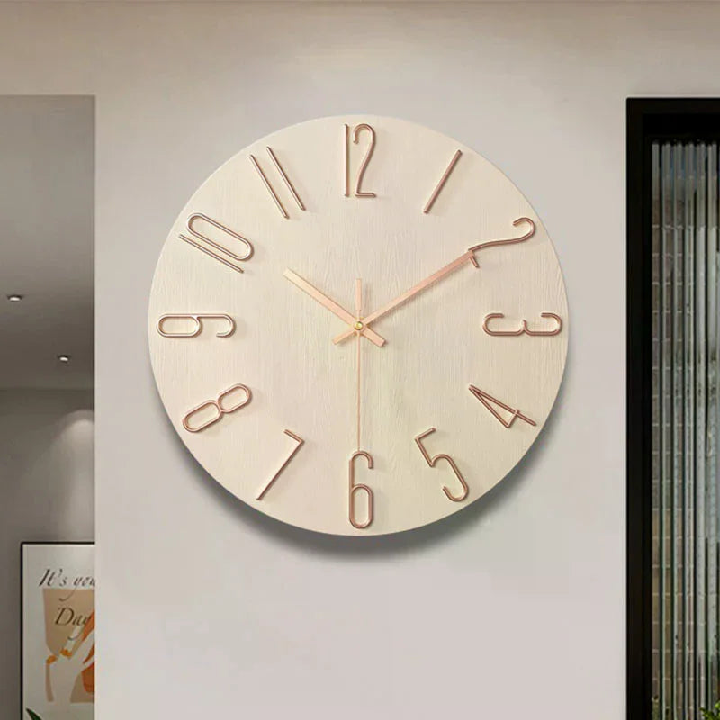 12-Inch Decorative Wall Clock – Stylish Modern Home Décor Decorative Wall Clock SPOT