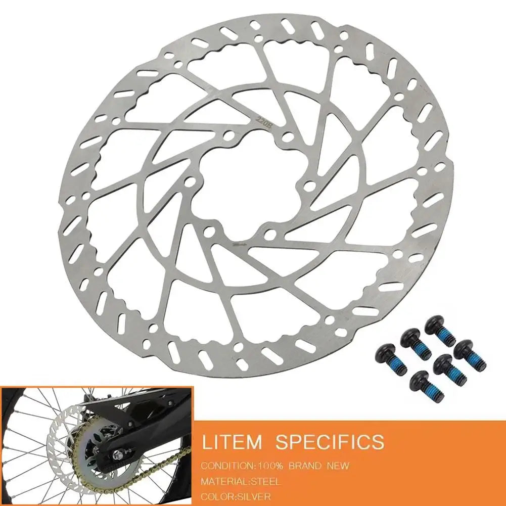 220mm Rear Brake Disc for Talaria Sting MX3 X3 Electric Dirt Bike Brake Disc Rotor SPOT 1pc
