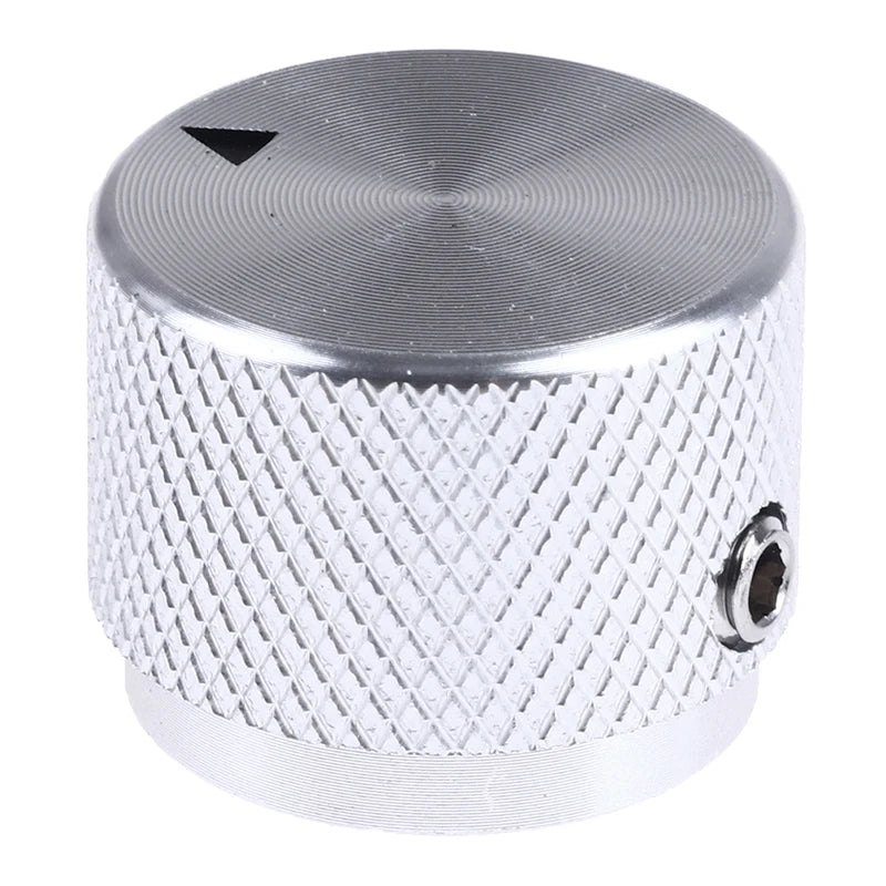 Solid Aluminum Rotary Encoder Knob – 6mm Volume Control Rotary Encoder Knob SPOT Silver