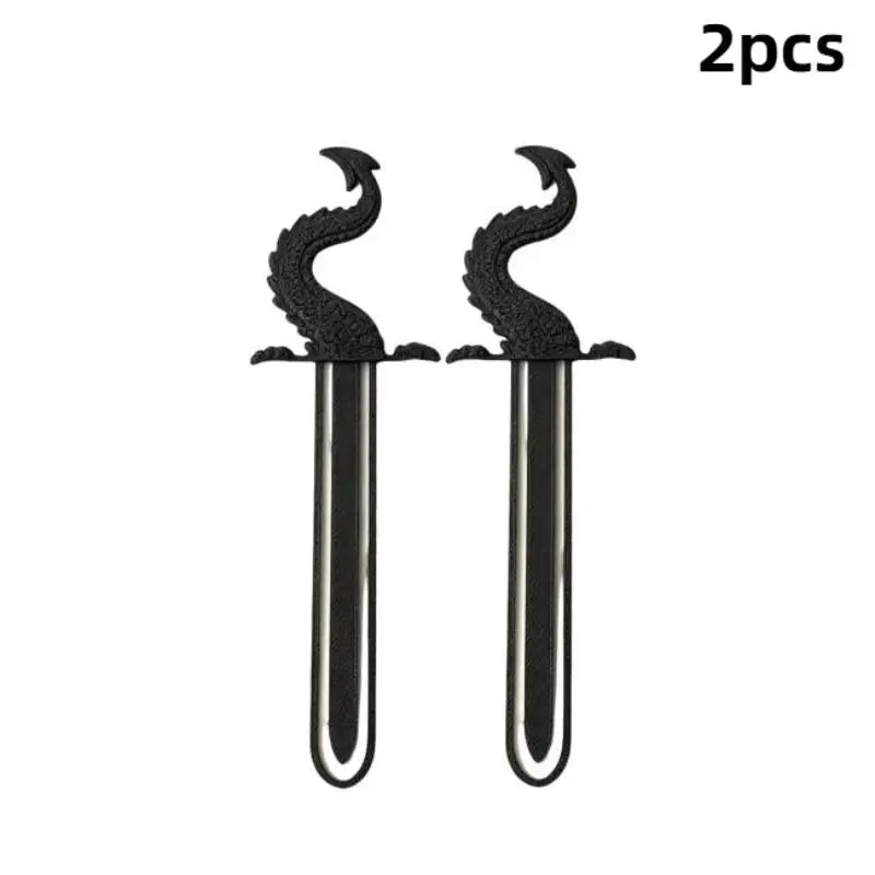 Dragon Tail Bookmark – Fantasy Page Marker Clip 1/2/4 Pack Fantasy Bookmark SPOT A2