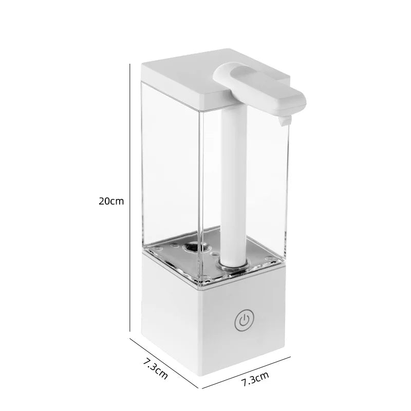 Touchless Auto Soap Dispenser 490ml USB-C Rechargeable IPX5 Soap Dispenser SPOT White-USB-5 V