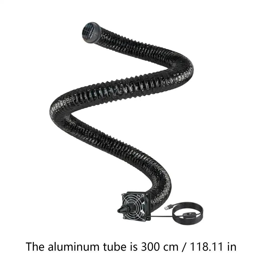 300cm Car AC Vent Extender – Rear Seat Airflow Hose Car AC Vent Extender SPOT a