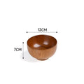 Jujube Wooden Bowl – Natural Solid Wood Soup & Rice Bowl Wooden Serving Bowl SPOT A7