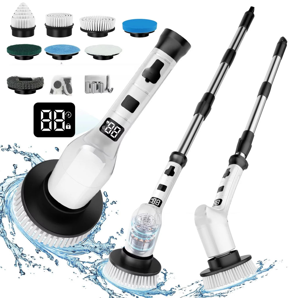 Electric Cleaning Brush – Kitchen & Bathroom Floor Scrubber Electric Cleaning Brush SPOT