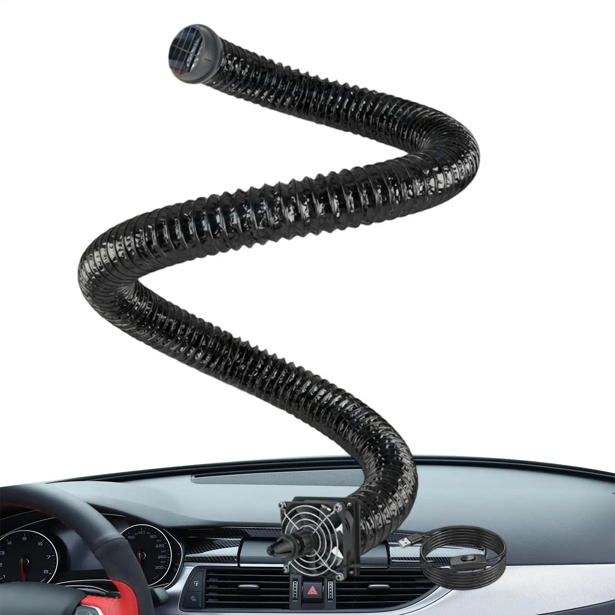 300cm Car AC Vent Extender – Rear Seat Airflow Hose Car AC Vent Extender SPOT