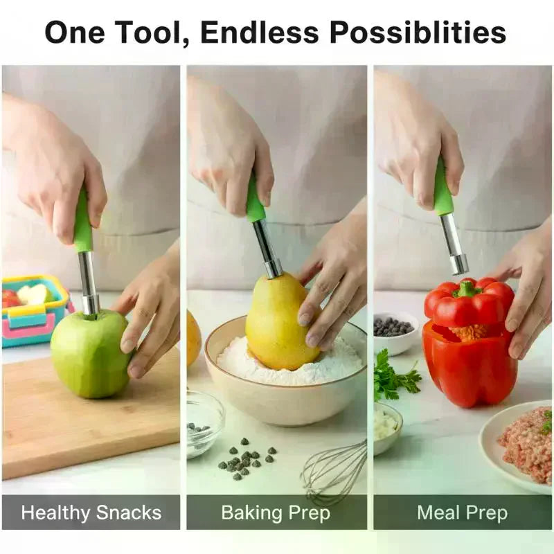 Stainless Steel Fruit Corer & Seed Remover Kitchen Tool Fruit Corer Tool SPOT
