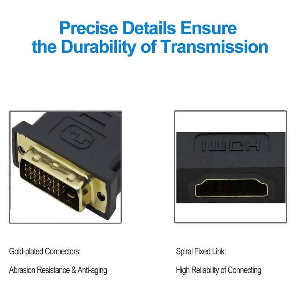 Bi-Directional HDMI to DVI Adapter – 1080P Male to Male HDMI DVI Adapter SPOT