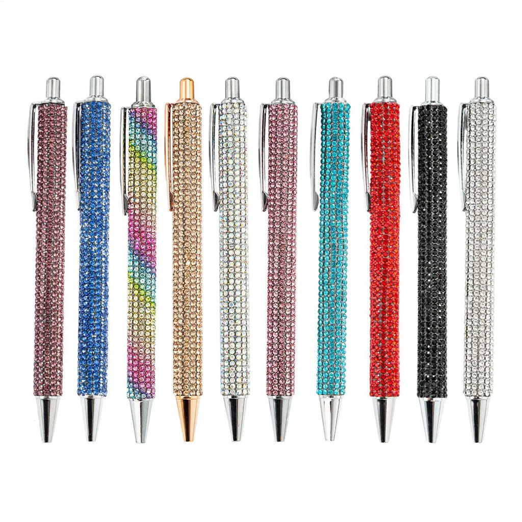 Rhinestone Bling Ballpoint Pen – Sparkly Crystal 0.7mm Ballpoint Pen SPOT